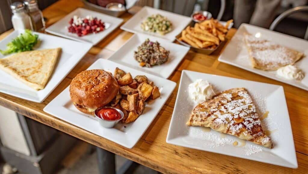 The Skinny Pancake - meal samples