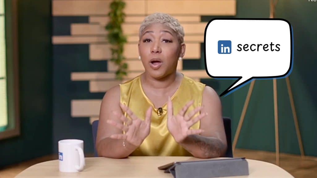 A graphic generated from a screenshot of Jamé Jackson during the webinar.