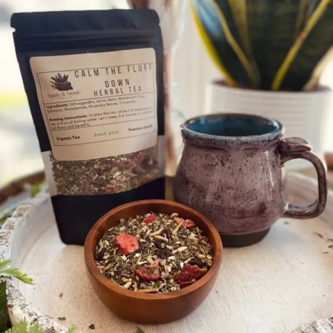 Calm the Fluff Down Tea From Sage & Stone Calm the Fluff Down Tea From Sage & Stone